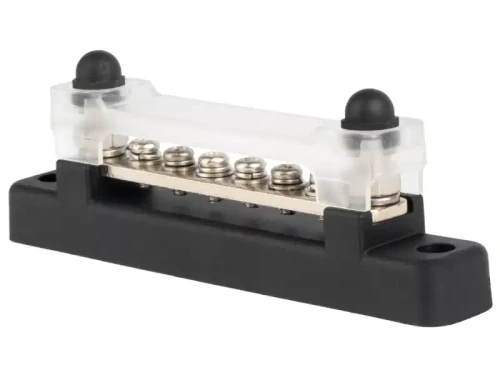 Listwa złącza baterii czarna M6 48V 150A