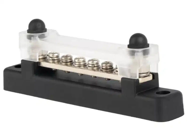 Listwa złącza baterii czarna M6 48V 150A