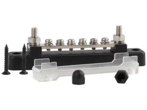 Listwa złącza baterii czarna M6 48V 150A - 1