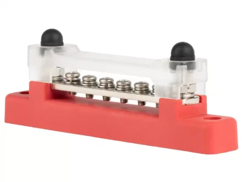 Listwa złącza baterii czerwona M6 48V 150A