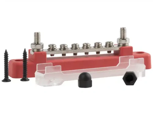 Listwa złącza baterii czerwona M6 48V 150A - 1