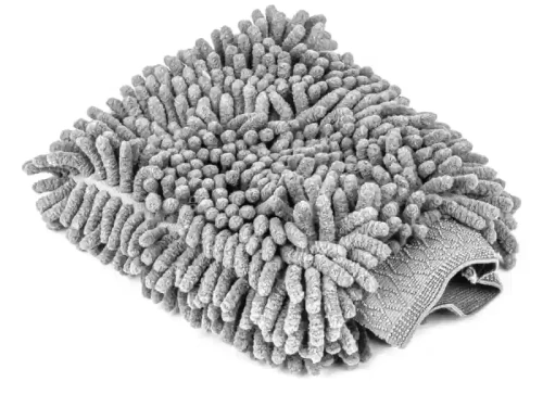 Rękawica do mycia auta niebieska 25x18 cm-1