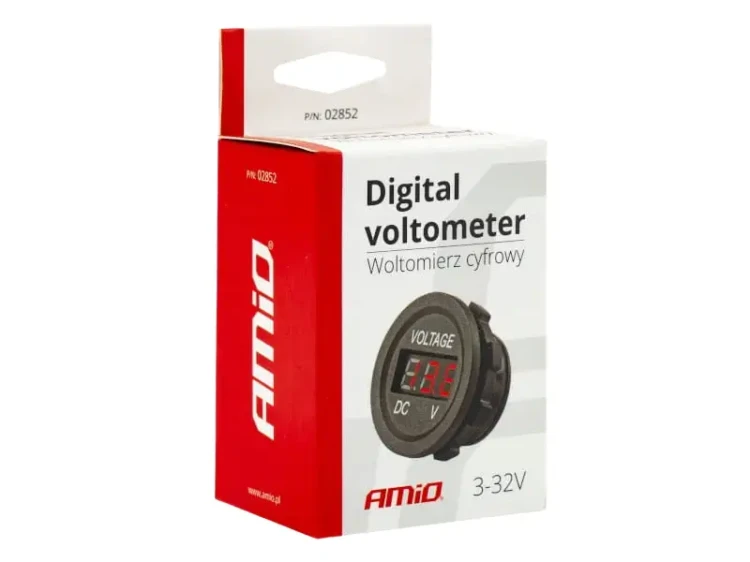 Woltomierz samochodowy 12V i 24V_5