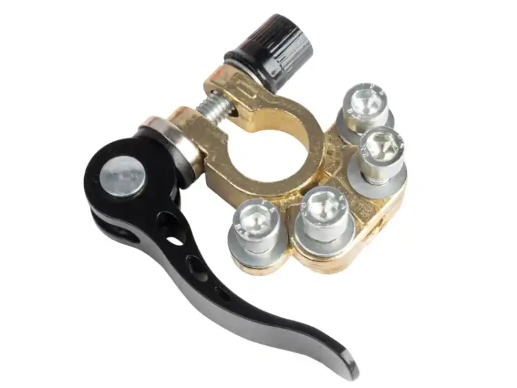 Klemy akumulatora samozaciskowe z konektorami - 2